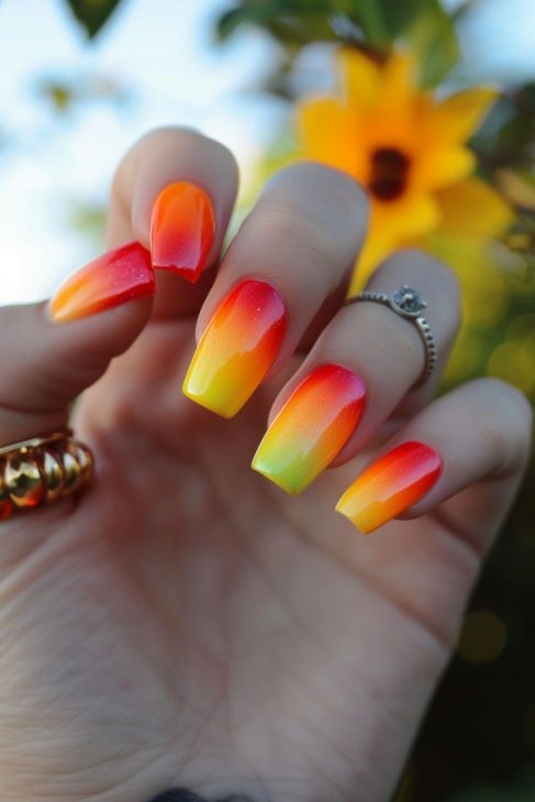 Summer Sunset Nails 2024: A Palette of Twilight Hues