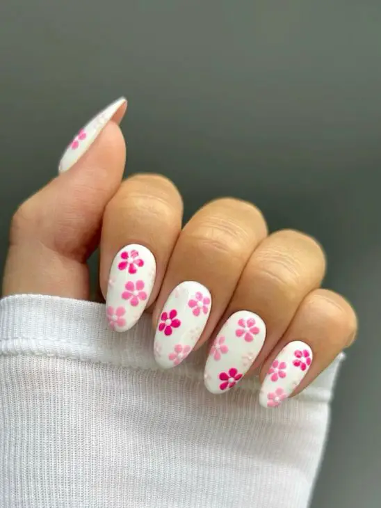 20 Ideas The Chic Appeal of Summer White Nails 2024