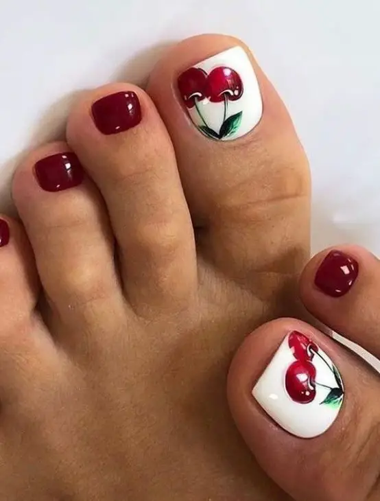 20 Ideas Sun-kissed and Stylish: Unveiling the Hottest Summer Toe Nail Designs