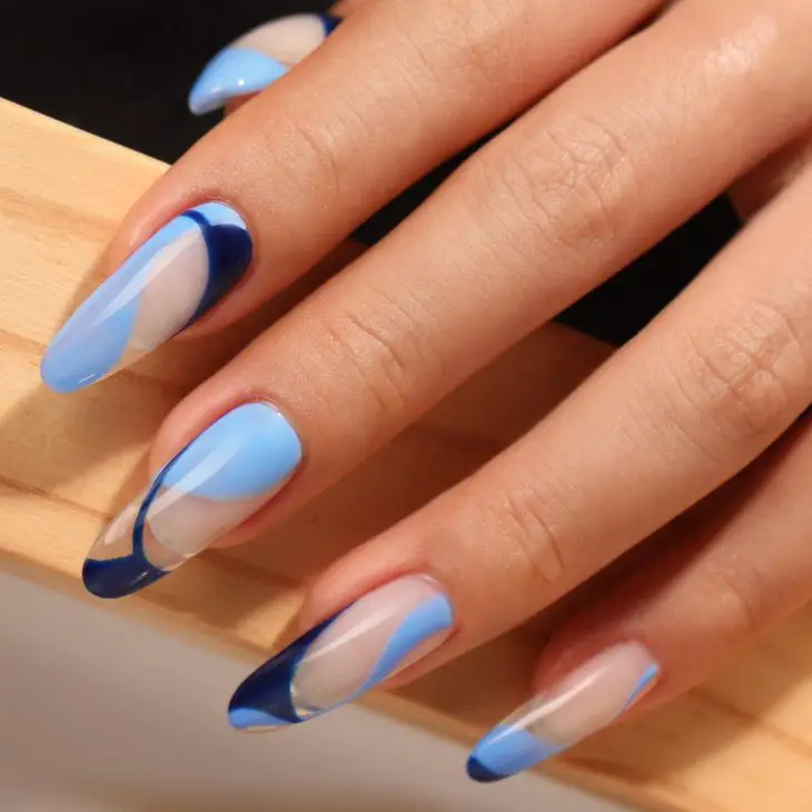 20 Ideas Embracing the Breeze: A Journey Through Summer Nail Blues of 2024