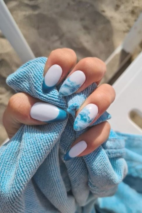 20 Ideas Intriguing Beach Nail Designs Colors