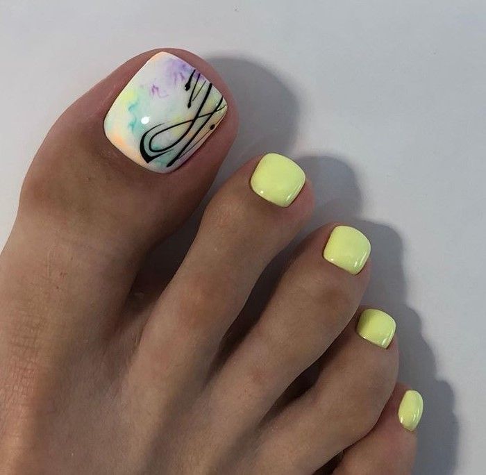 20 Ideas Sun-kissed and Stylish: Unveiling the Hottest Summer Toe Nail Designs