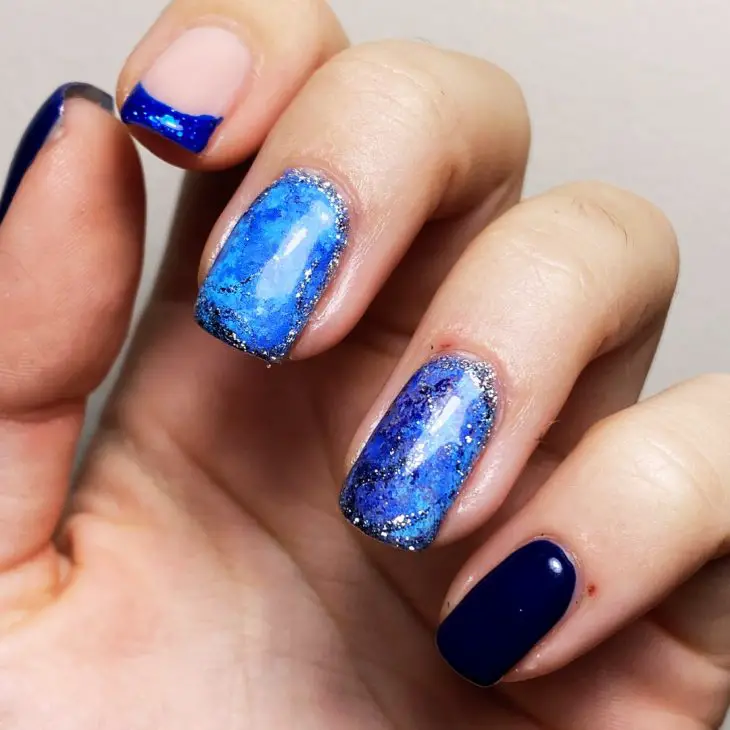 20 Ideas Embracing the Breeze: A Journey Through Summer Nail Blues of 2024