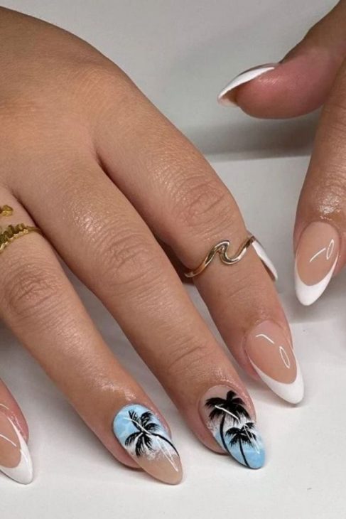 20 Ideas Intriguing Beach Nail Designs Colors