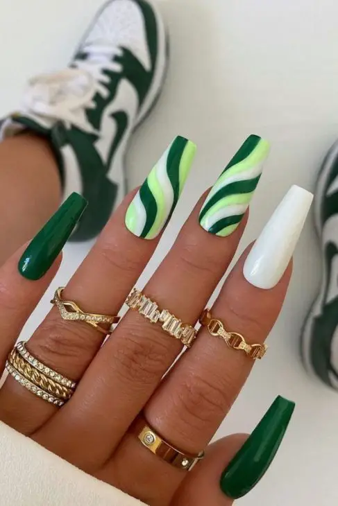 21 Ideas Unveiling the Chic of Summer Coffin Nails 2024