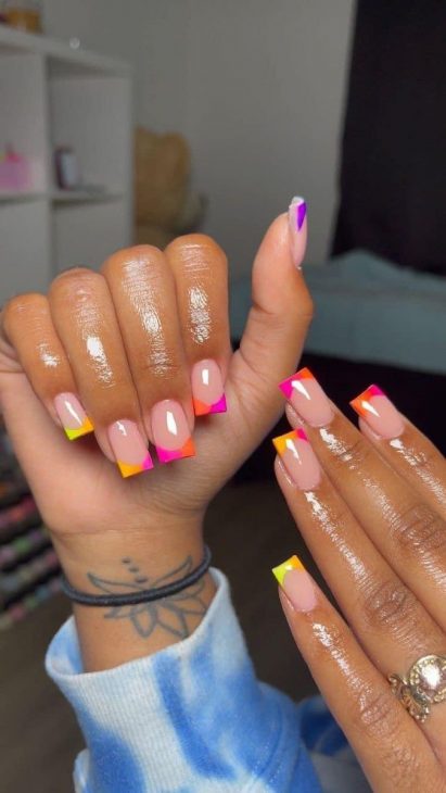 20 Ideas Summer Nails on Dark Skin 2024: A Vivid Splash of Style and Elegance