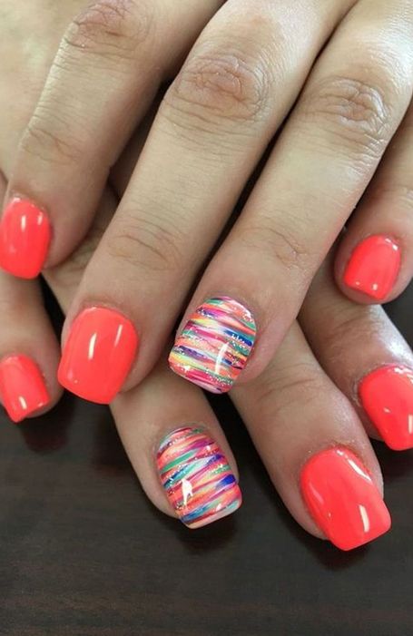 21 Ideas Acrylic Nail Designs for Summer