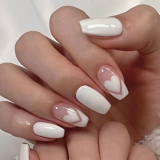 20 Ideas The Chic Appeal of Summer White Nails 2024