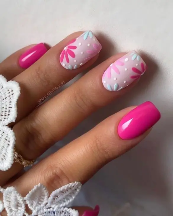 21 Ideas Acrylic Nail Designs for Summer