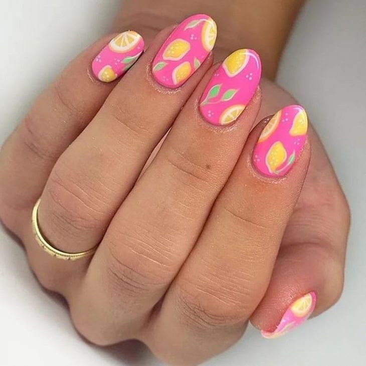 20 Ideas A Splash of Juicy Elegance - Summer Fruit Nails Designs Colors 2024