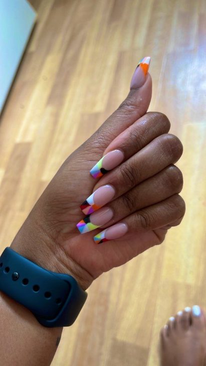 20 Ideas Summer Nails on Dark Skin 2024: A Vivid Splash of Style and Elegance