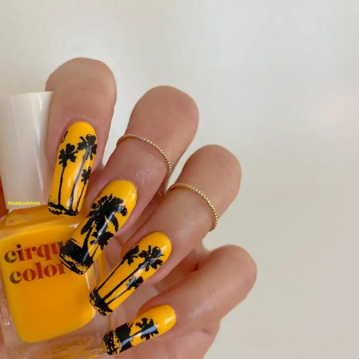 22 Ideas Summer Palm Tree Nail Designs to Elevate Your Style in 2024