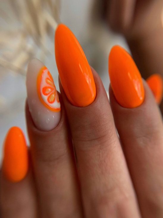 20 Ideas Fresh Summer Nails Orange Designs to Rock in 2024