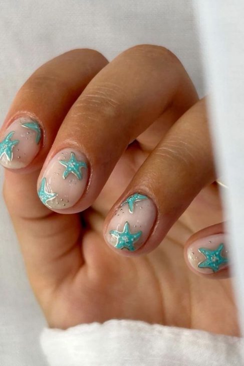 20 Ideas Intriguing Beach Nail Designs Colors