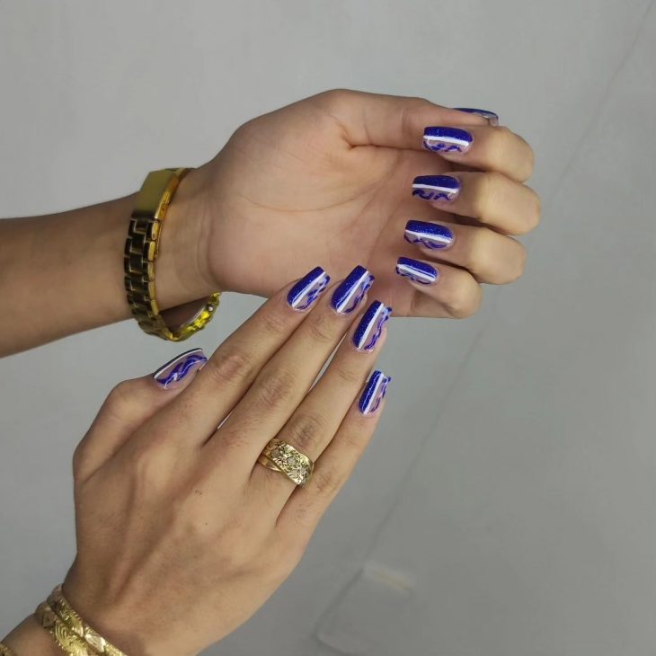 20 Ideas Embracing the Breeze: A Journey Through Summer Nail Blues of 2024