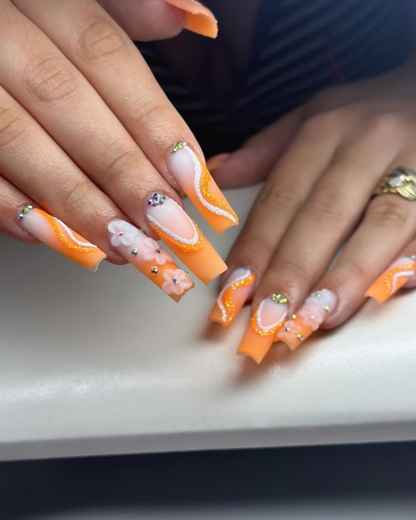 20 Ideas Fresh Summer Nails Orange Designs to Rock in 2024