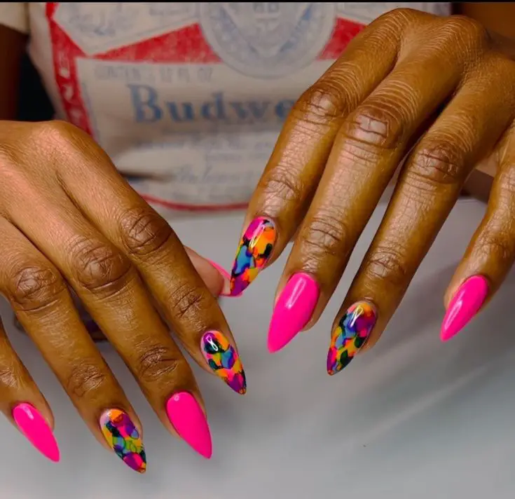 20 Ideas Summer Nails on Dark Skin 2024: A Vivid Splash of Style and Elegance