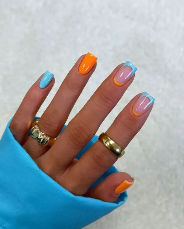 20 Ideas Short Vacation Nails for 2024: A Medley of Style and Elegance