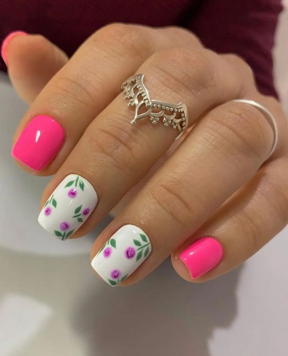 22 Ideas Summer Breeze: A Whirlwind of Short Nail Design Trends for 2024