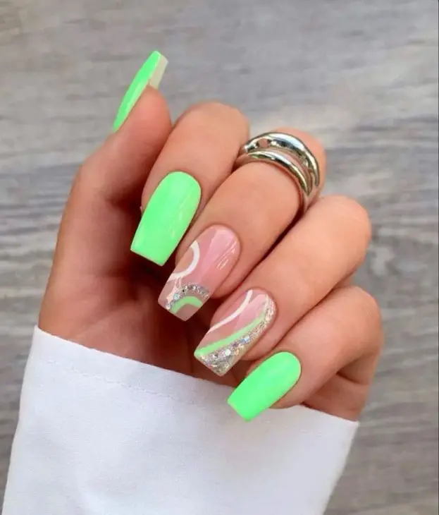 20 Refreshing Mint Green Nail Designs for Summer 2024