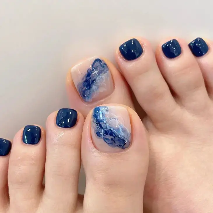 21 Ideas Sunny Delights: Toe Nail Color Trends for Summer 2024