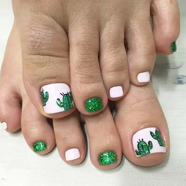 20 Ideas Sun-kissed and Stylish: Unveiling the Hottest Summer Toe Nail Designs