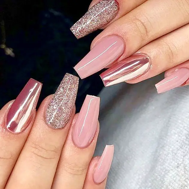 21 Ideas Unveiling the Chic of Summer Coffin Nails 2024