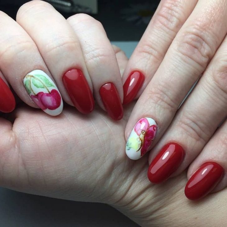 20 Ideas A Splash of Juicy Elegance - Summer Fruit Nails Designs Colors 2024