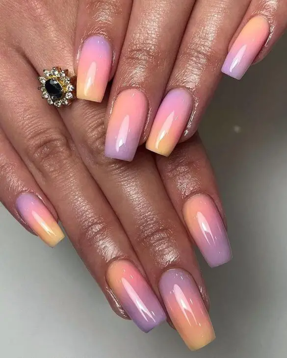 Summer Sunset Nails 2024: A Palette of Twilight Hues