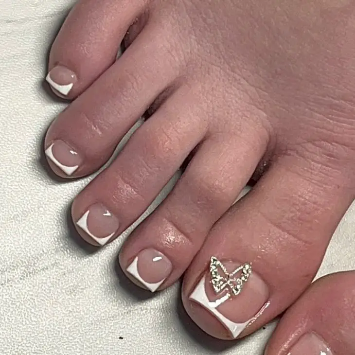 21 Ideas Sunny Delights: Toe Nail Color Trends for Summer 2024