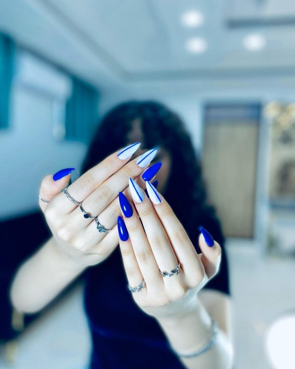 20 Ideas Embracing the Breeze: A Journey Through Summer Nail Blues of 2024