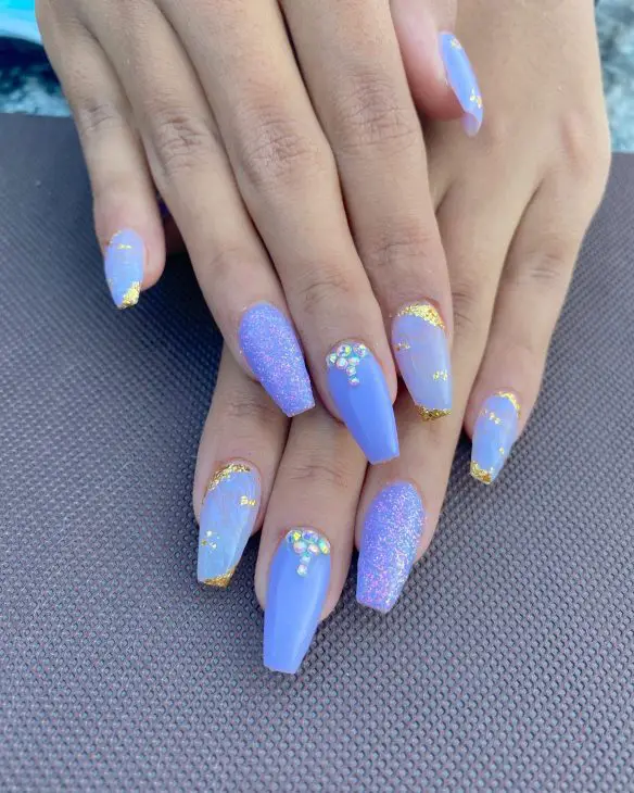 21 Ideas Unveiling the Chic of Summer Coffin Nails 2024