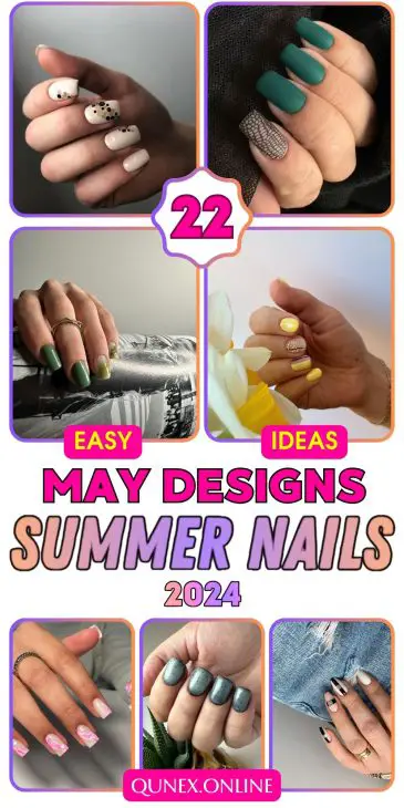 22 Ideas Embracing May's Palette: The Fresh Nails Colors of 2024