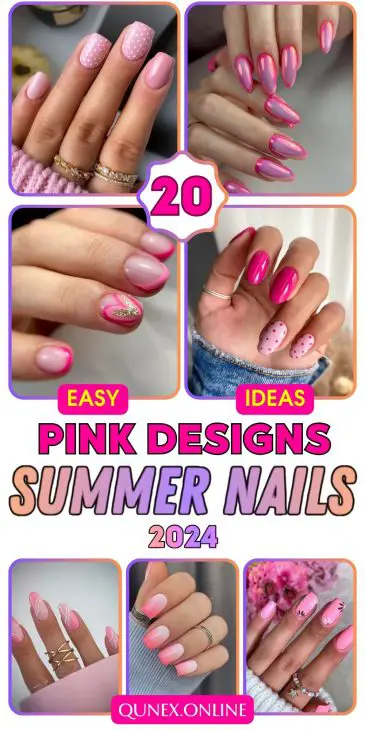 Pink Perfection: Summer 2024's Chicest Nail Art Trends