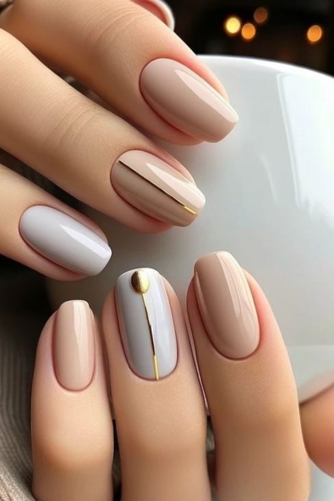 20 Ideas Subtle Elegance: Summer Neutral Nails 2024