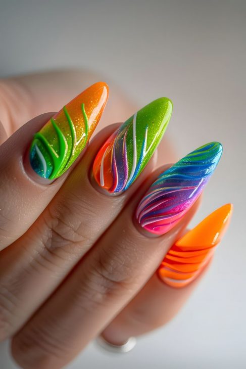 Multicolor Nails Summer 2024: Your Ultimate Guide to Fun, Colorful Manicures