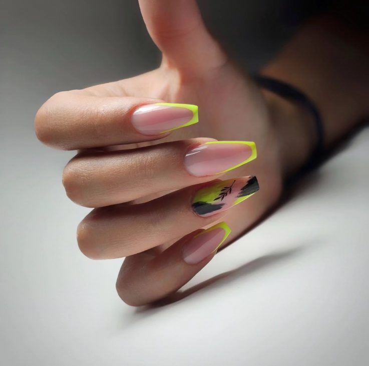 20 Vibrant Summer Neon French Nail Ideas to Brighten Your 2024