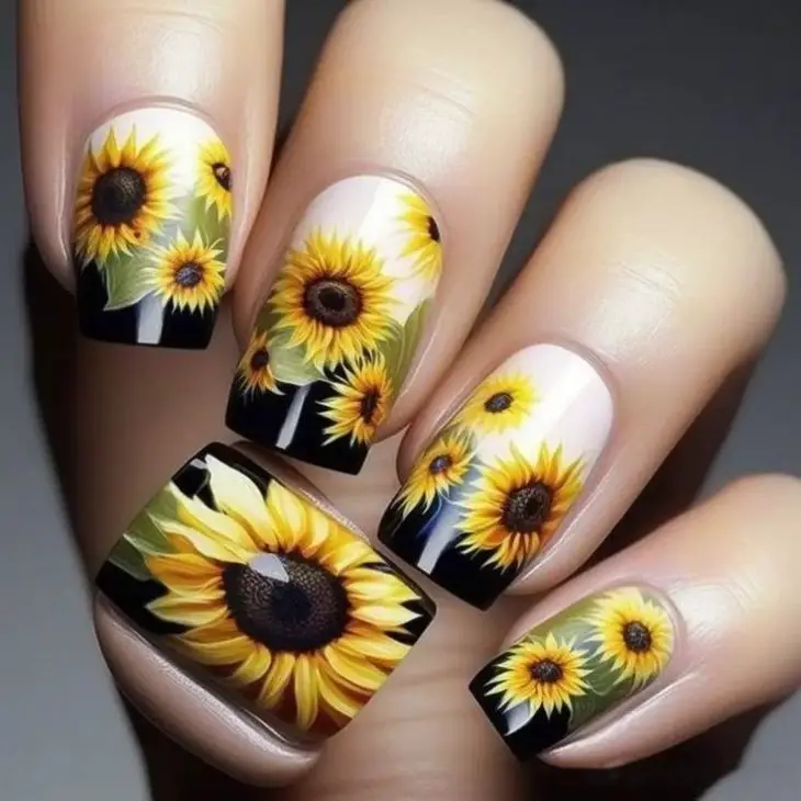 20 Stunning Summer Sunflower Nail Designs for 2024: Bright, Bold, and Beautiful Ideas