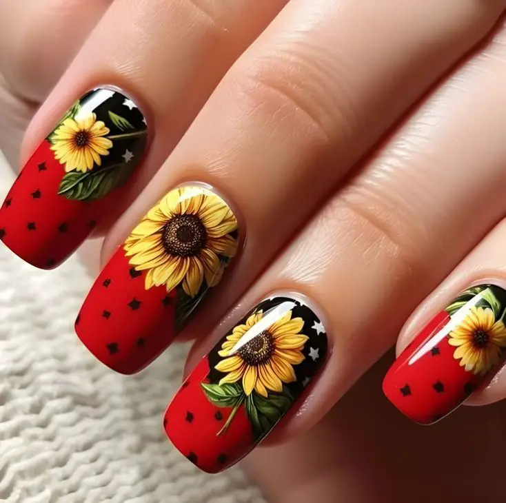 20 Stunning Summer Sunflower Nail Designs for 2024: Bright, Bold, and Beautiful Ideas