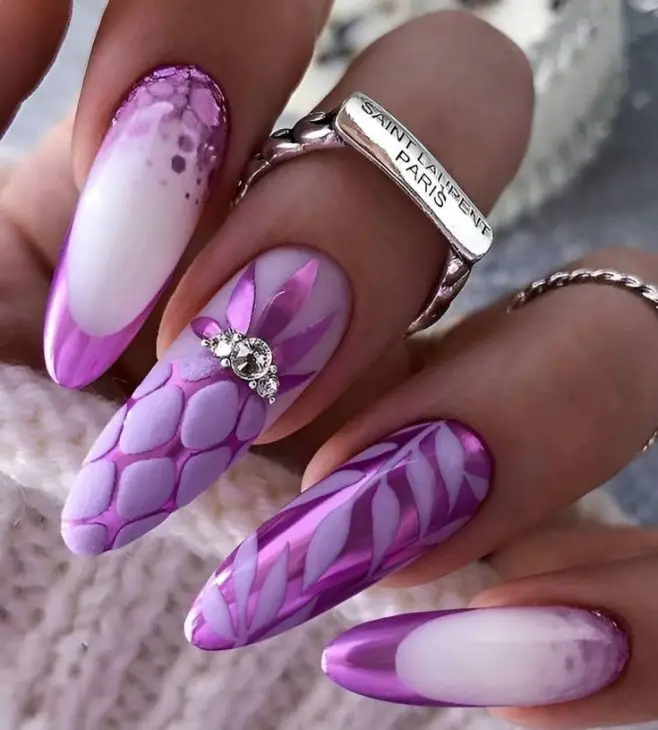 Unveiling Elegance: 20 Must-Try Purple Nail Designs for Summer 2024