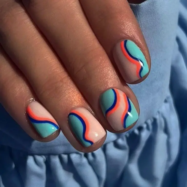 20 Creative Short Summer Gel Nail Ideas for 2024