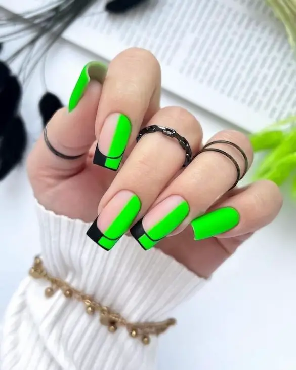 20 Vibrant Summer Neon French Nail Ideas to Brighten Your 2024