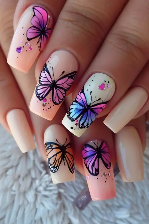 Flutter into Style: Top 20 Butterfly Nail Designs for Summer 2024