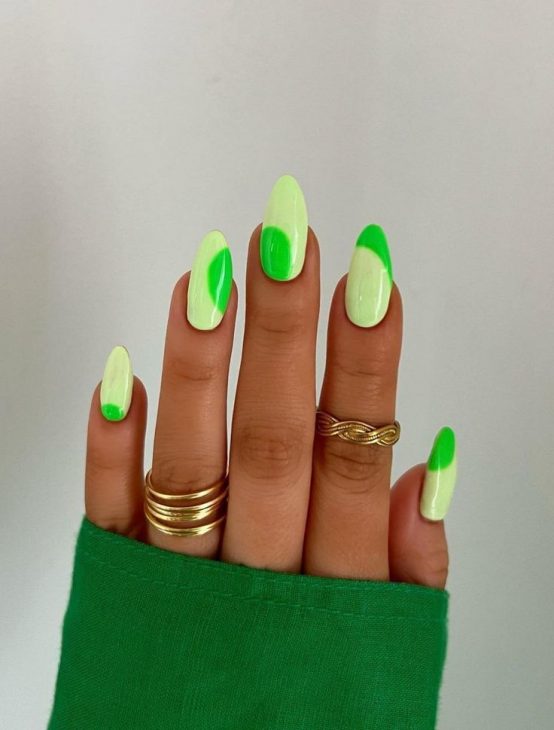 20 Ideas Summer Neon Green Nails Colors 2024