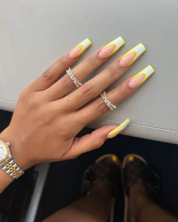 20 Vibrant Summer Neon French Nail Ideas to Brighten Your 2024