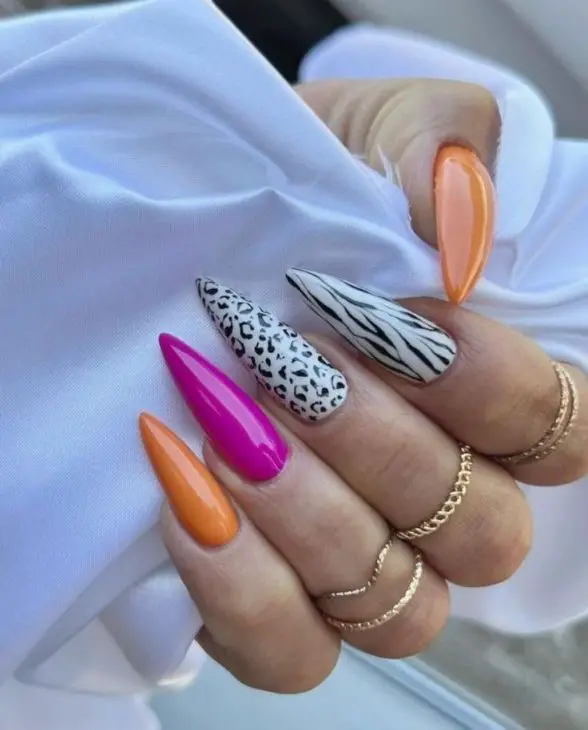 Stunning Summer Stiletto Nail Designs for 2024: Top 20 Trendsetting Ideas