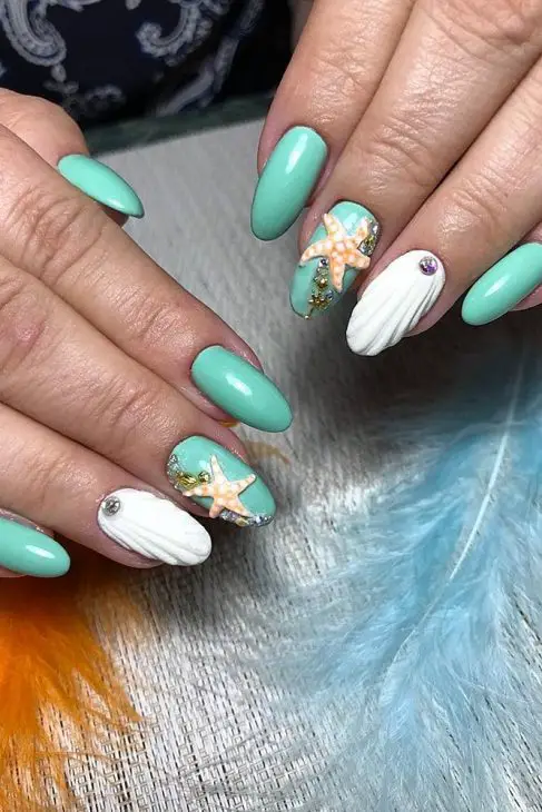 Beach-Ready Chic: Top 20 Summer Nail Designs for 2024