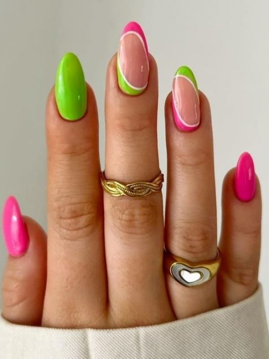 20 Ideas Summer Neon Green Nails Colors 2024