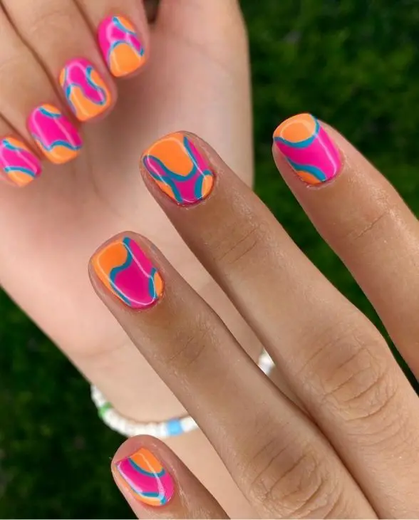 20 Trendsetting Neon Summer Nails Designs for 2024