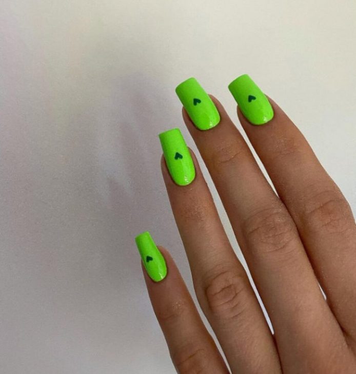 20 Ideas Summer Neon Green Nails Colors 2024